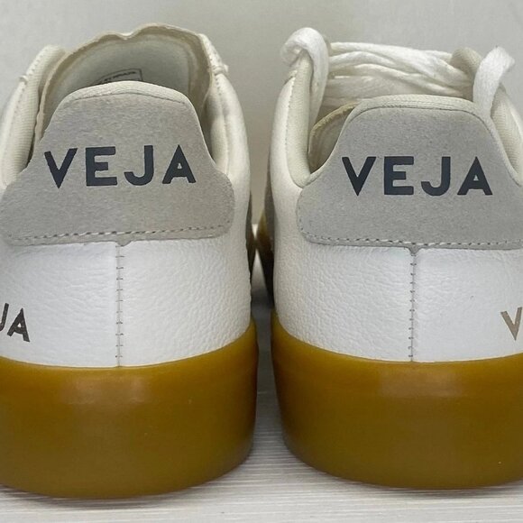 NEW VEJA CAMPO White Leather Sneakers Men’s 5 Casual - Picture 5 of 6